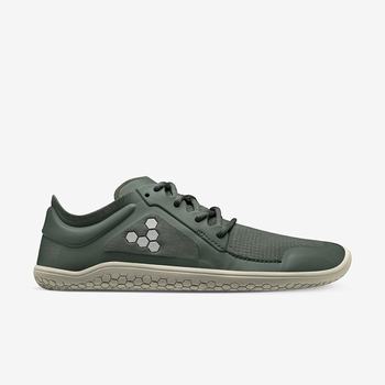 Green Men's Vivobarefoot Primus Lite III All Weather Training Shoes | Philippines 0064SGLO